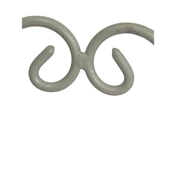 Shabby Chick Style Bunny Rabbit Plate Hanger White 15x8 - Picture 12 of 15